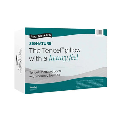 PROTECT-A-BED Signature Tencel Jacquard Memory Foam Pillow Firm