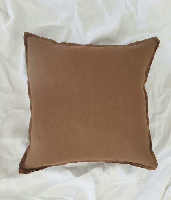 Cinnamon French Linen Cushion